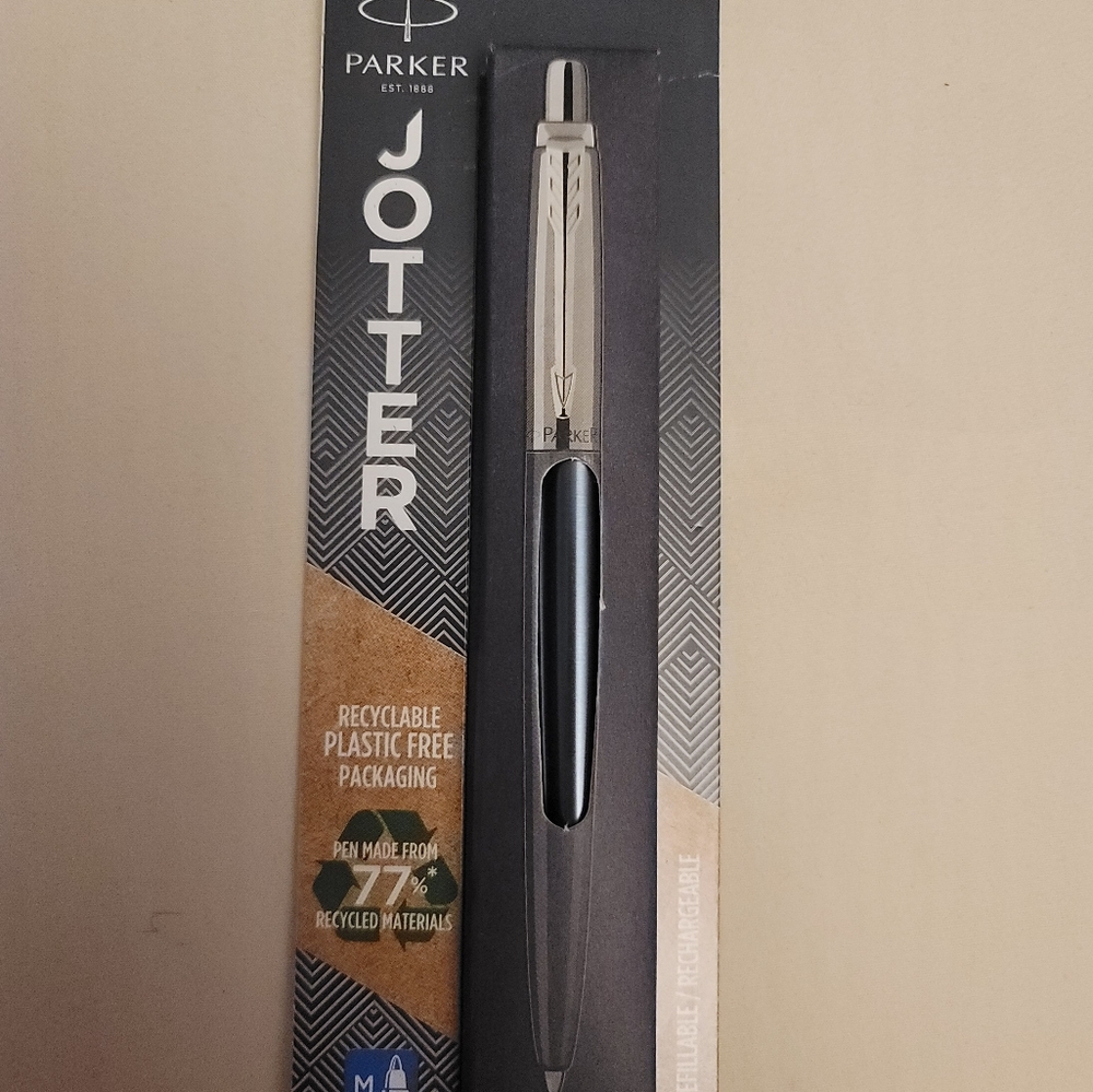 Parker Jotter Waterloo Blue Medium Refillable Brand New Sealed